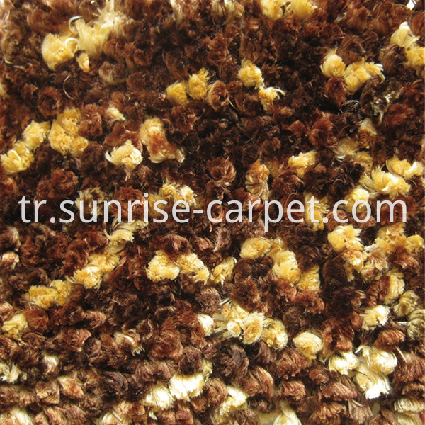 100% Polyester Shaggy rug Gold brown